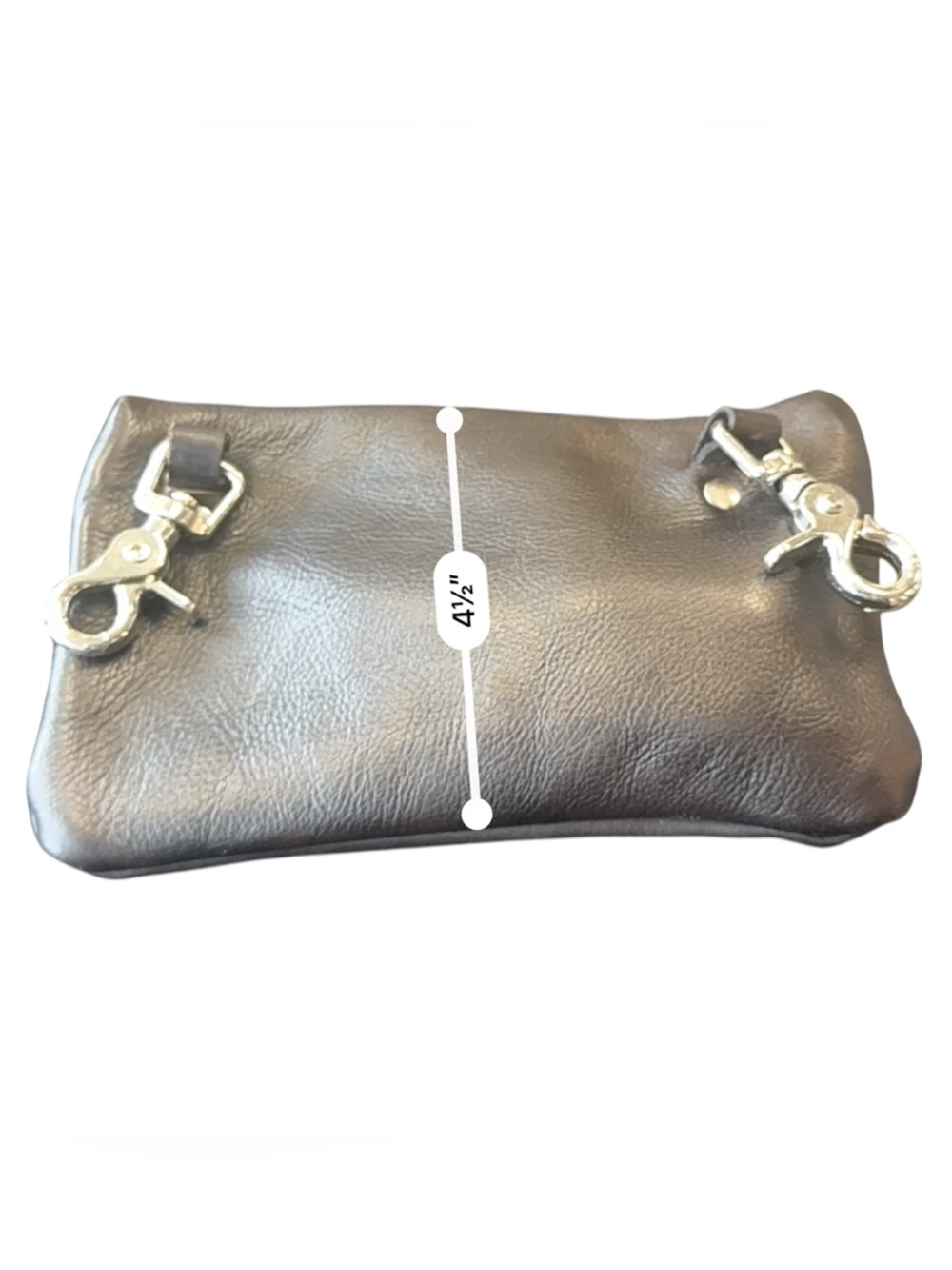 Genuine pure Leather Chain Biker Wallet machine hooks